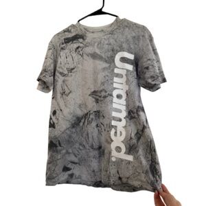 Untamed Men’s Gray Marble Logo T-Shirt - Size M